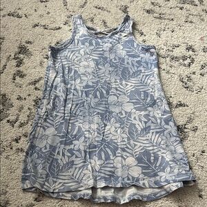 Old Navy Blue and White Floral Dress